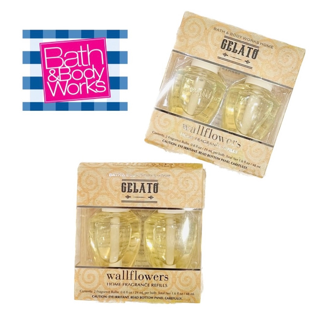 BATH & BODY WORKS | RARE FRAGRANCE Gelato 2-2pack Wallflowers Italian Collection